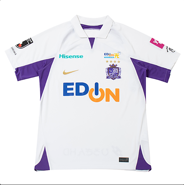 23-24 Season Sanfrecce Hiroshima Away White Color Football Jersey